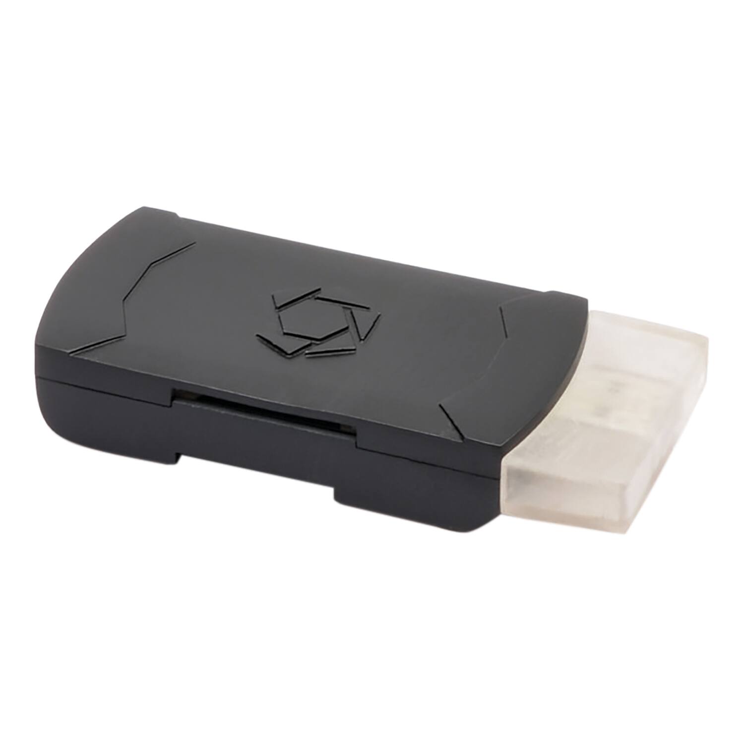Alt View 1. Stealth Cam - QMCR 4:1 SD Card Reader - Black.