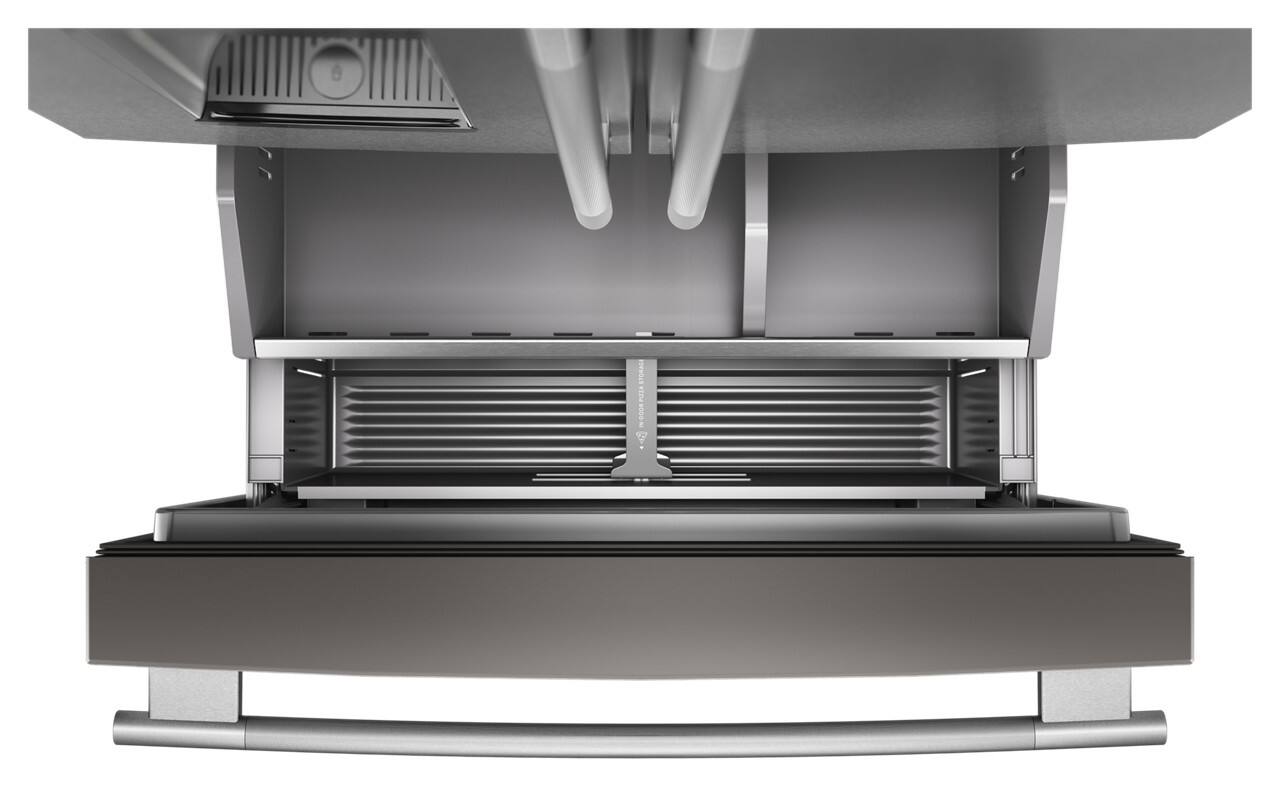 Alt View 10. KitchenAid - KitchenAid - 23.1 Cu.Ft Counter-Depth French Door Refrigerator with Intelligent Auto Fill - Fingerprint Resistant Stainless Steel.