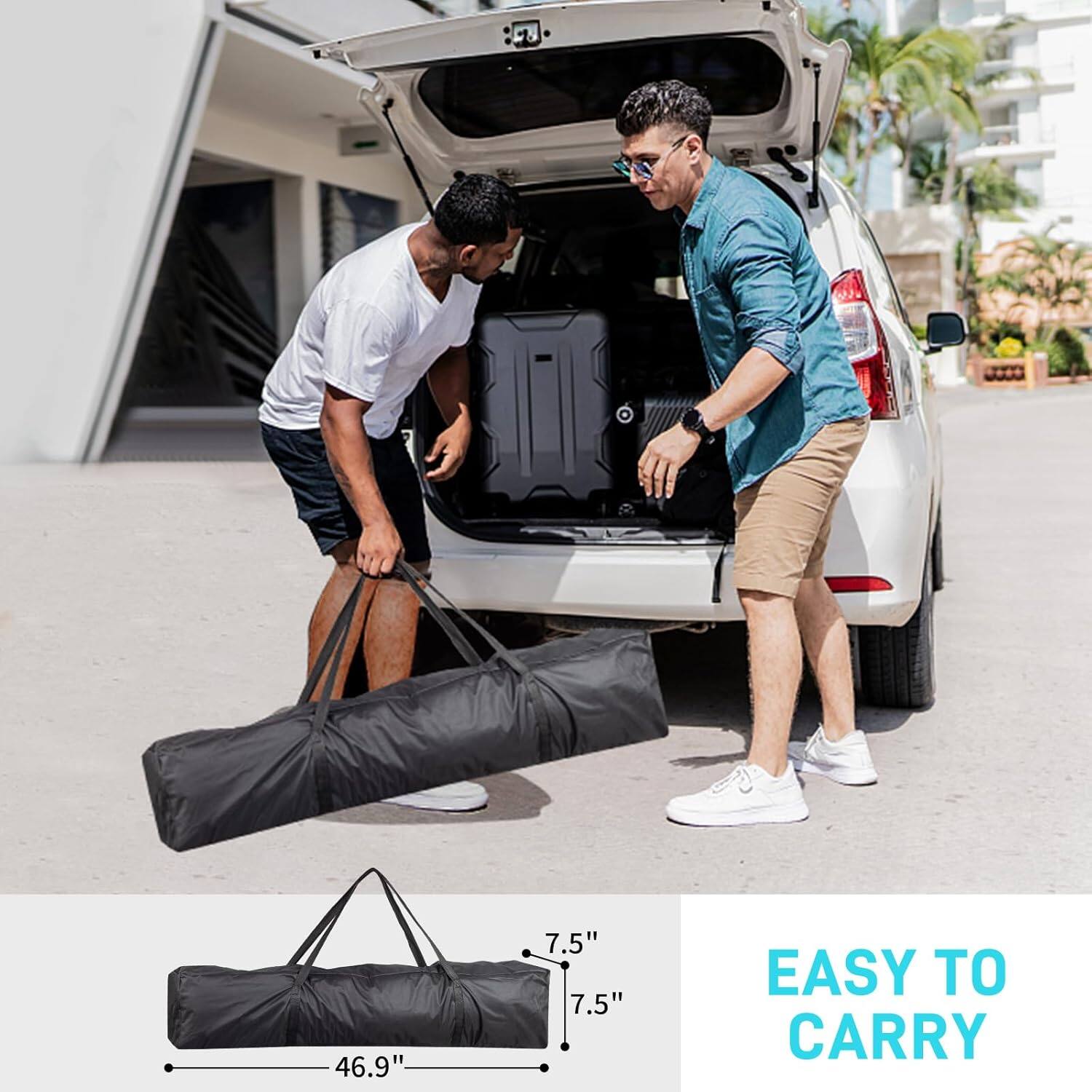 46.9" 7.5" 7.5" EASY TO CARRY