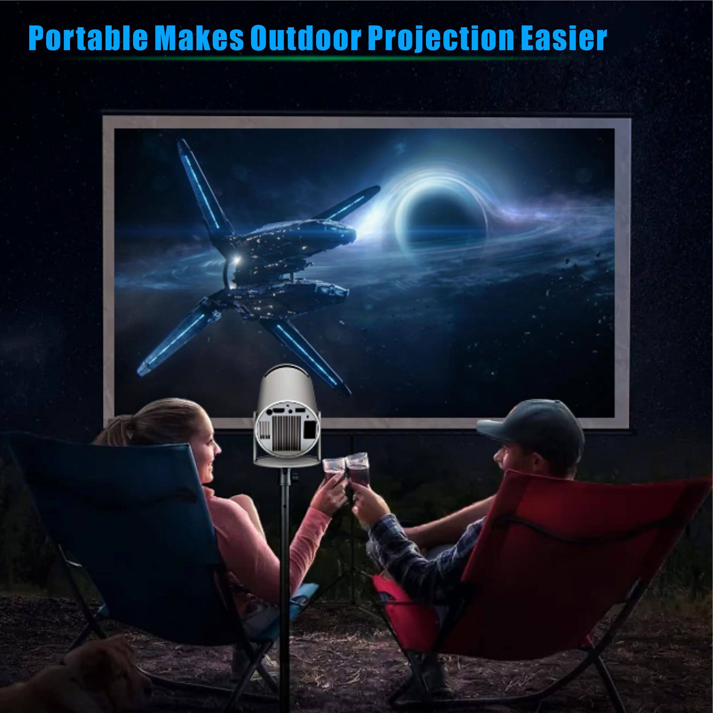 Portable Makes Outdoor Projection Easier