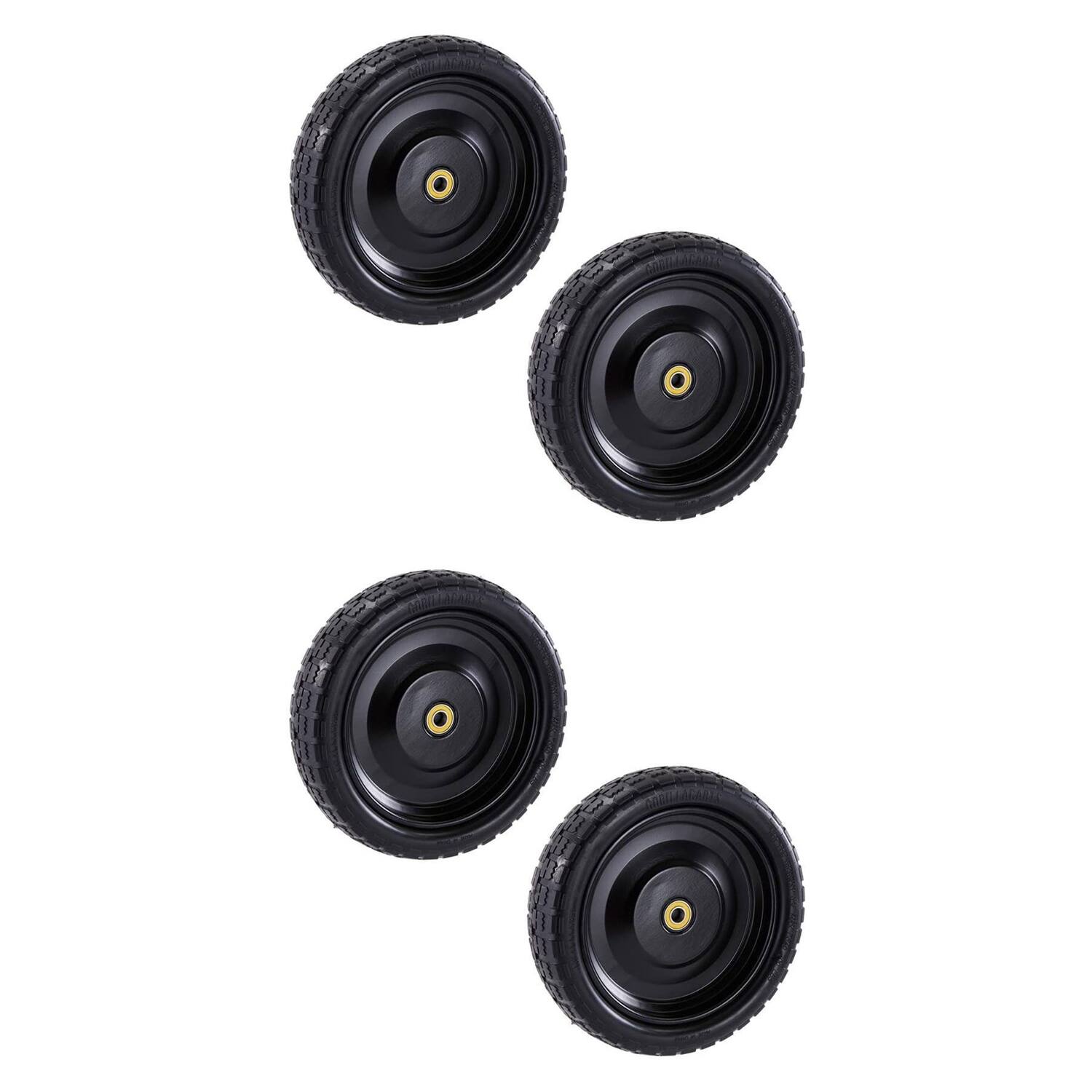 Alt View 8. Gorilla Carts - Gorilla Carts GCT-13NF 13 Inch No Flat Replacement Tire for Utility Cart, 4 Pack - Black.