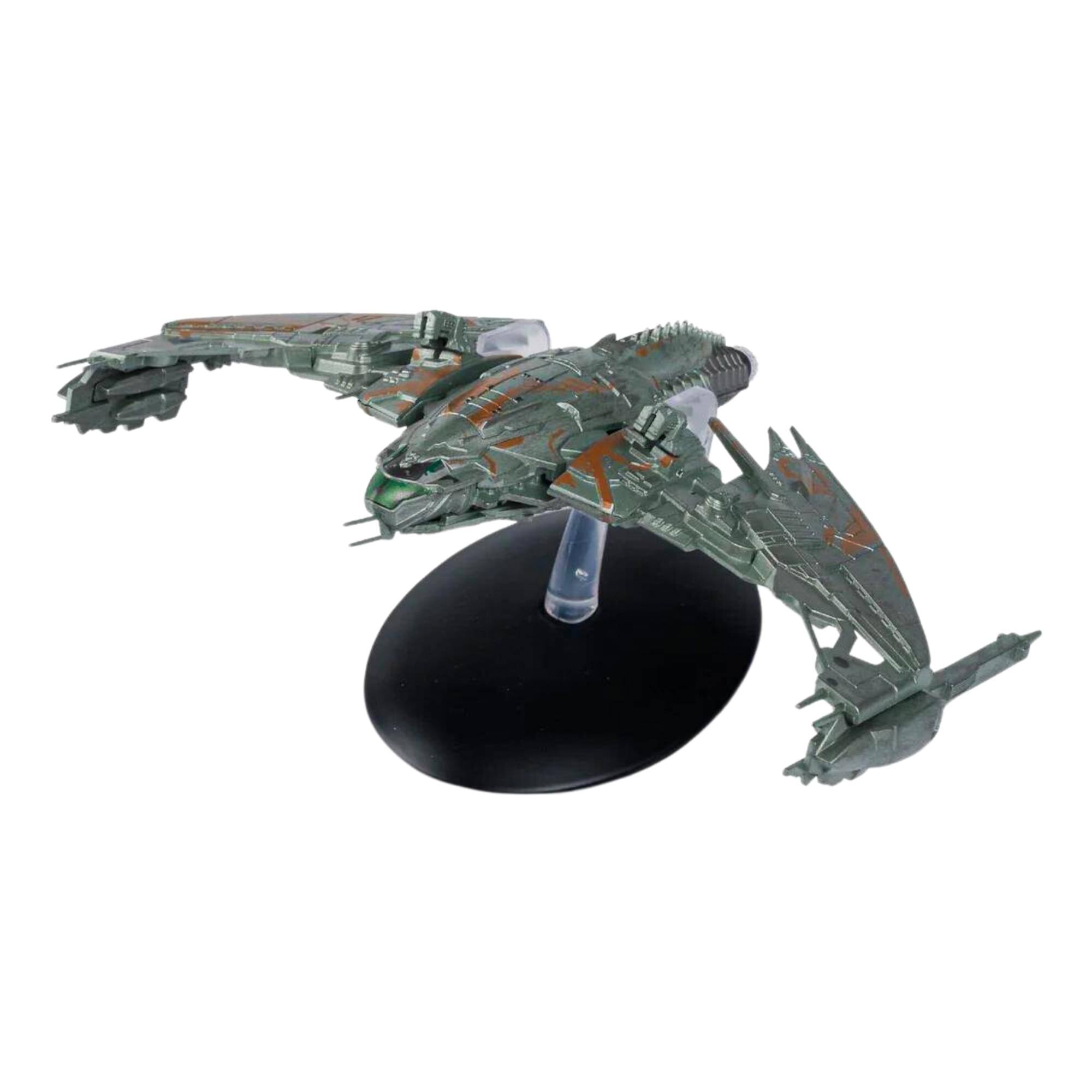Alt View 1. Eaglemoss - Eaglemoss Star Trek Ship Replica | Klingon D4 Bird of Prey - Silver.