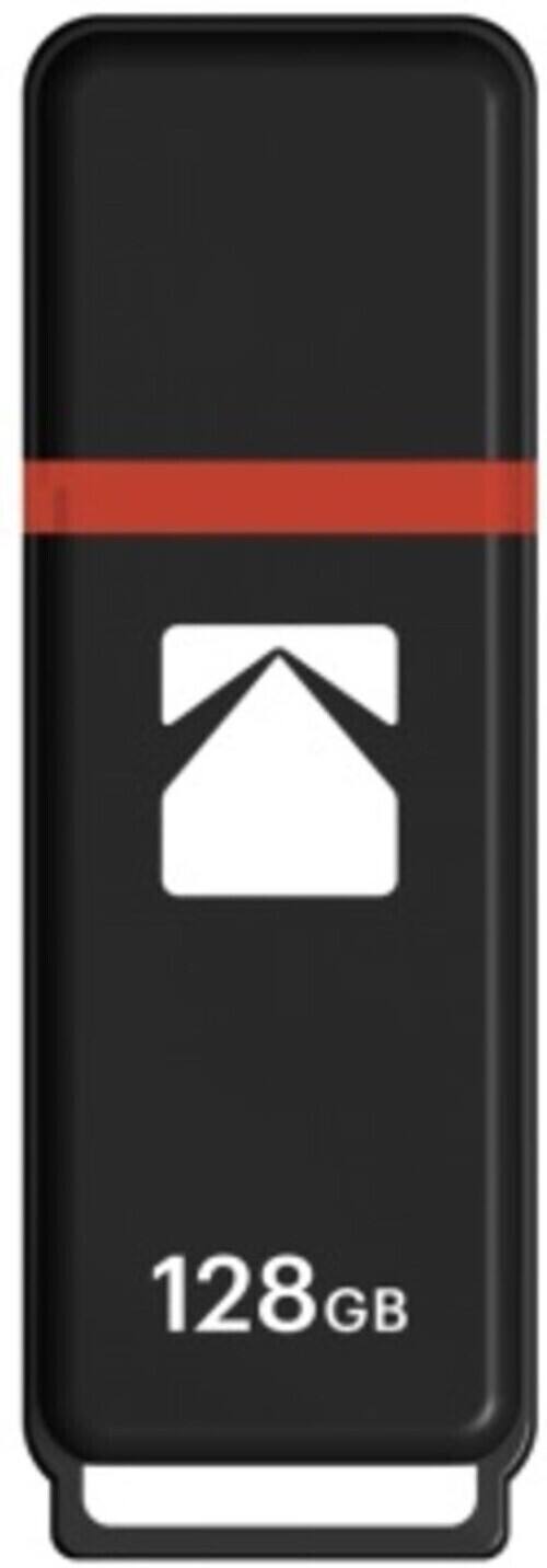 Angle. Kodak - Kodak USB2.0 K100 128GB Flash Drive (10-pack) - Black.