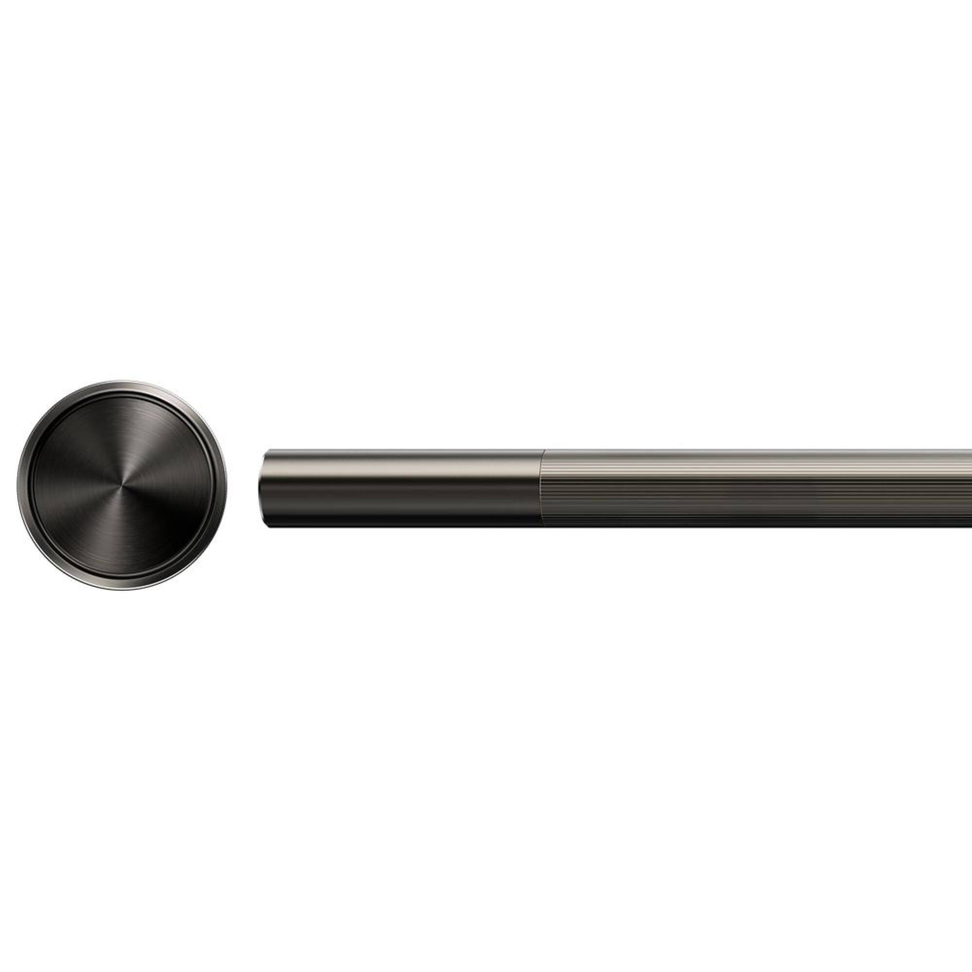 Alt View 1. KitchenAid - Handle Hardware Accessory Kit for 42" Built-In Side-by-Side Refrigerator - Black Ore.