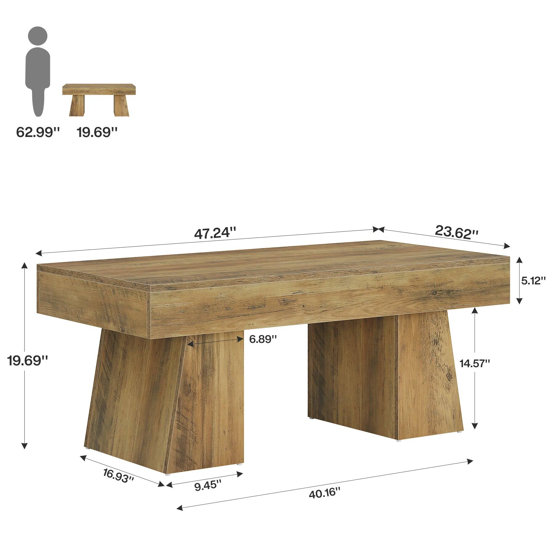 62.99" 19.69"
47.24" 23.62" 5.12"
19.69" 6.89" 14.57"
16.93" 9.45" 40.16"