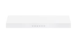Broan - 30 inches - Convertible - Under cabinet Range Hood - White - Front_Zoom