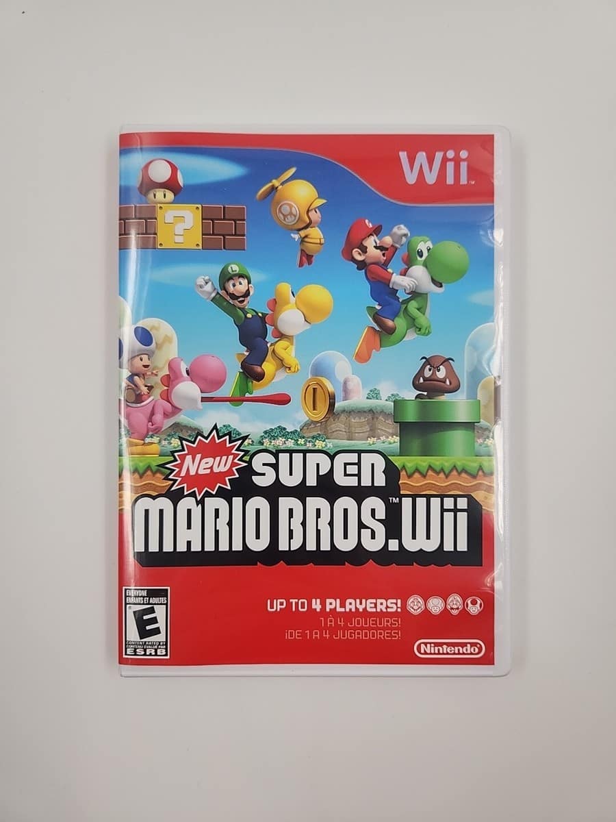 Refurbished Excellent Super Mario Bros Wii Nintendo Wii Game