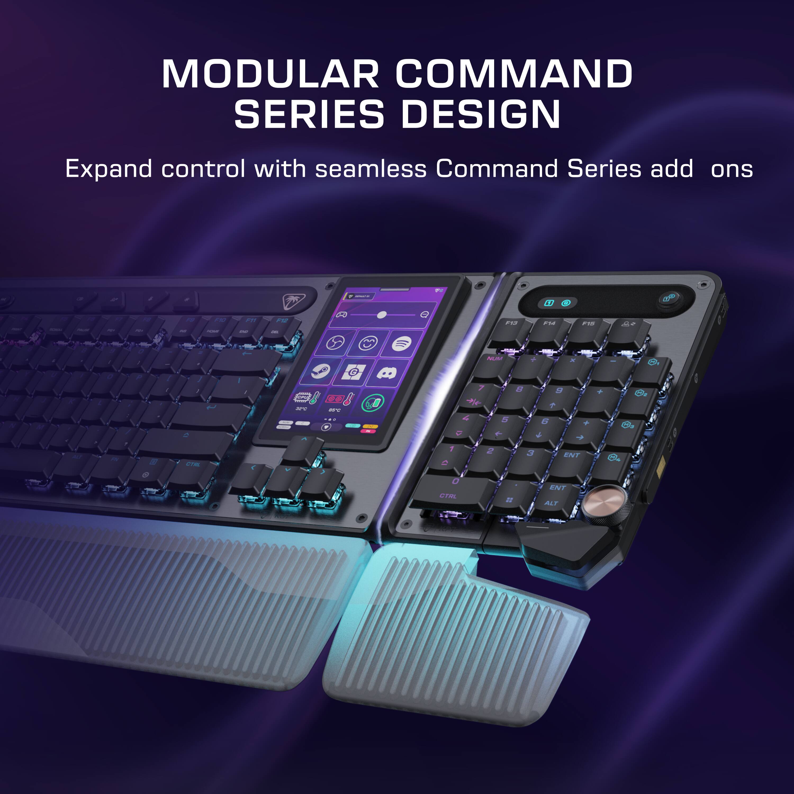 MODULAR COMMAND SERIES DESIGN  
Expand control with seamless Command Series add-ons