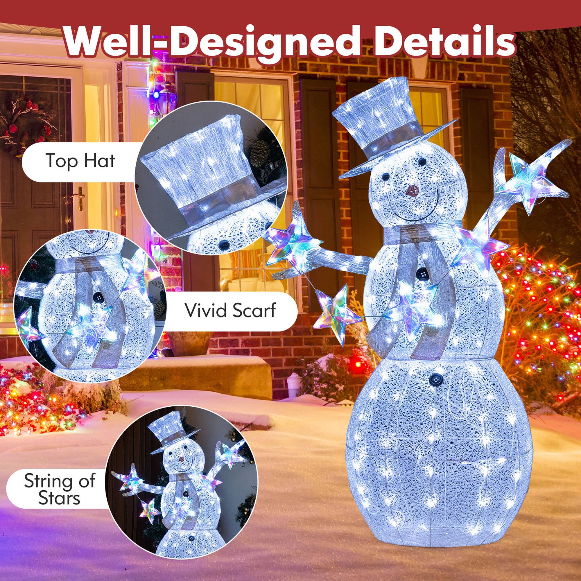 Well-Designed Details

- Top Hat
- Vivid Scarf
- String of Stars