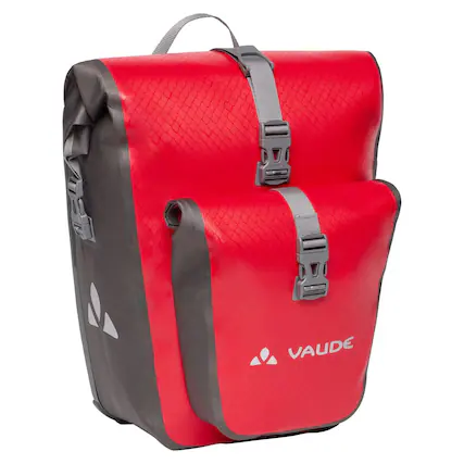 Front. VAUDE - Vaude Aqua Back Plus Single Bike Bag - Red - Red.