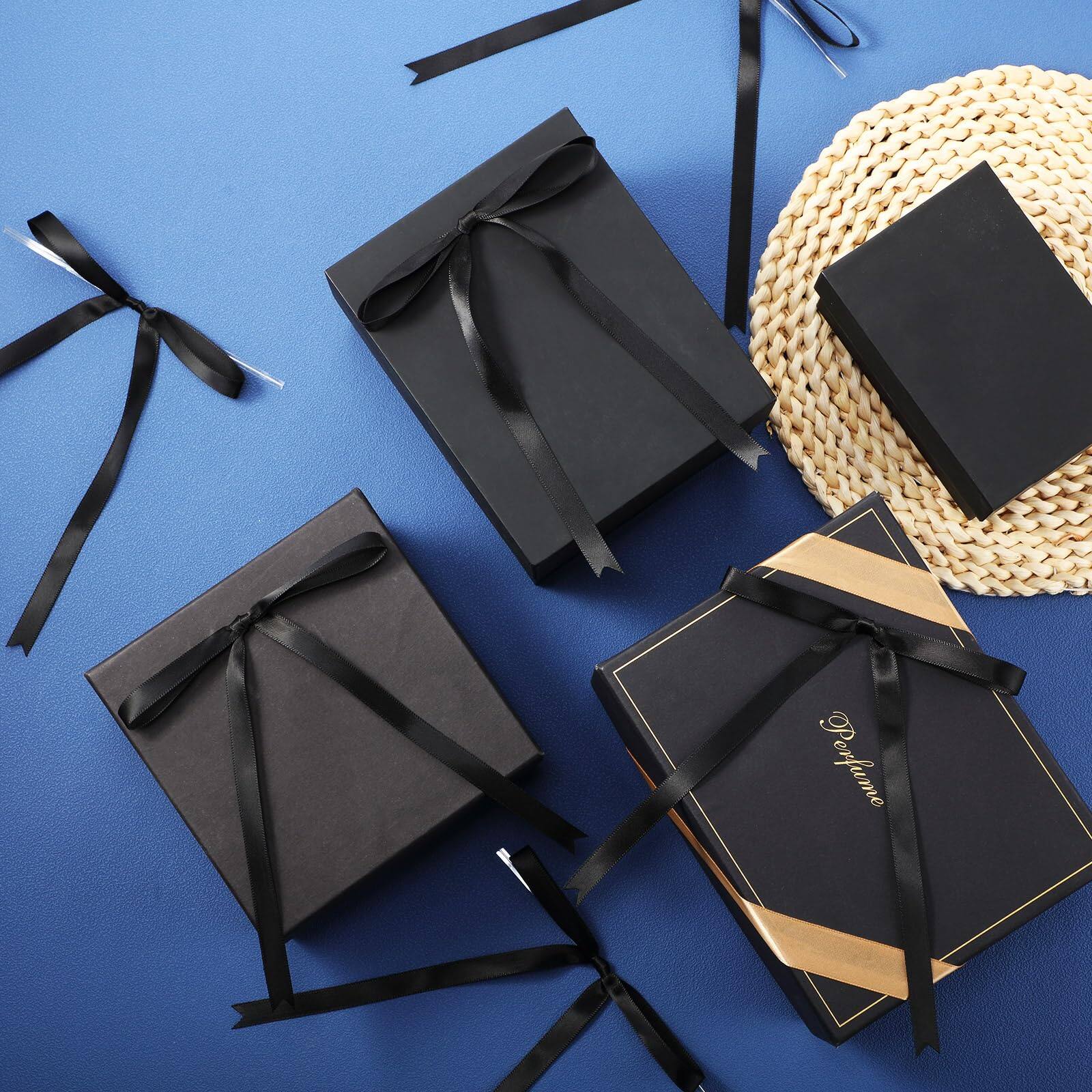 Alt View 4. Paradigms Interiors - 50 Stain Ribbon Bows Inch Twist Tie For Gift Wrapping Cake Bags Craft Diy Wedding Shower Birthday Party Dec... - Rose Gold.