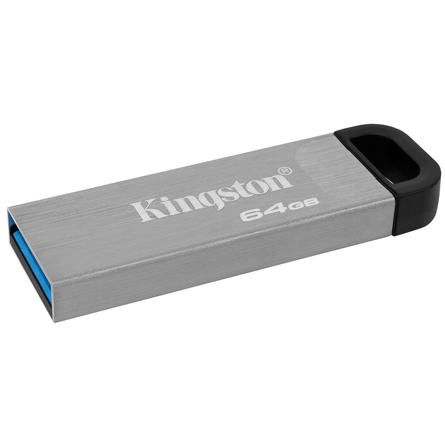 Alt View 11. Kingston - DataTraveler Kyson 64GB High Performance USB 3.2 Gen 1 Metal USB Flash Drive DTKN/64GB.