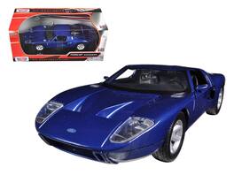 Ford GT 1/24 Diecast Car Model by Motormax - Blue