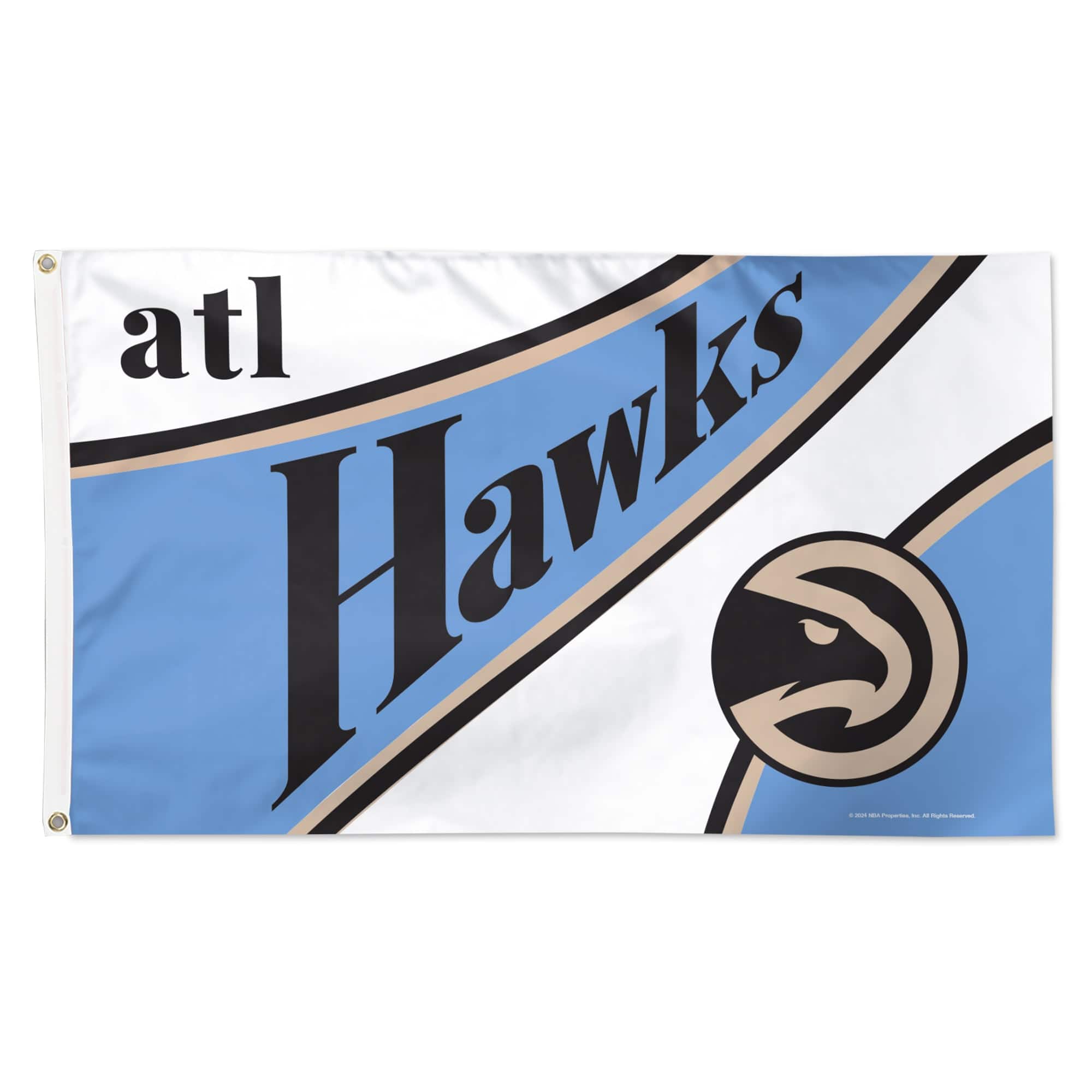 WinCraft - Atlanta Hawks 2024/25 City Edition One-Sided 3' x 5' Deluxe Flag - Multicolor