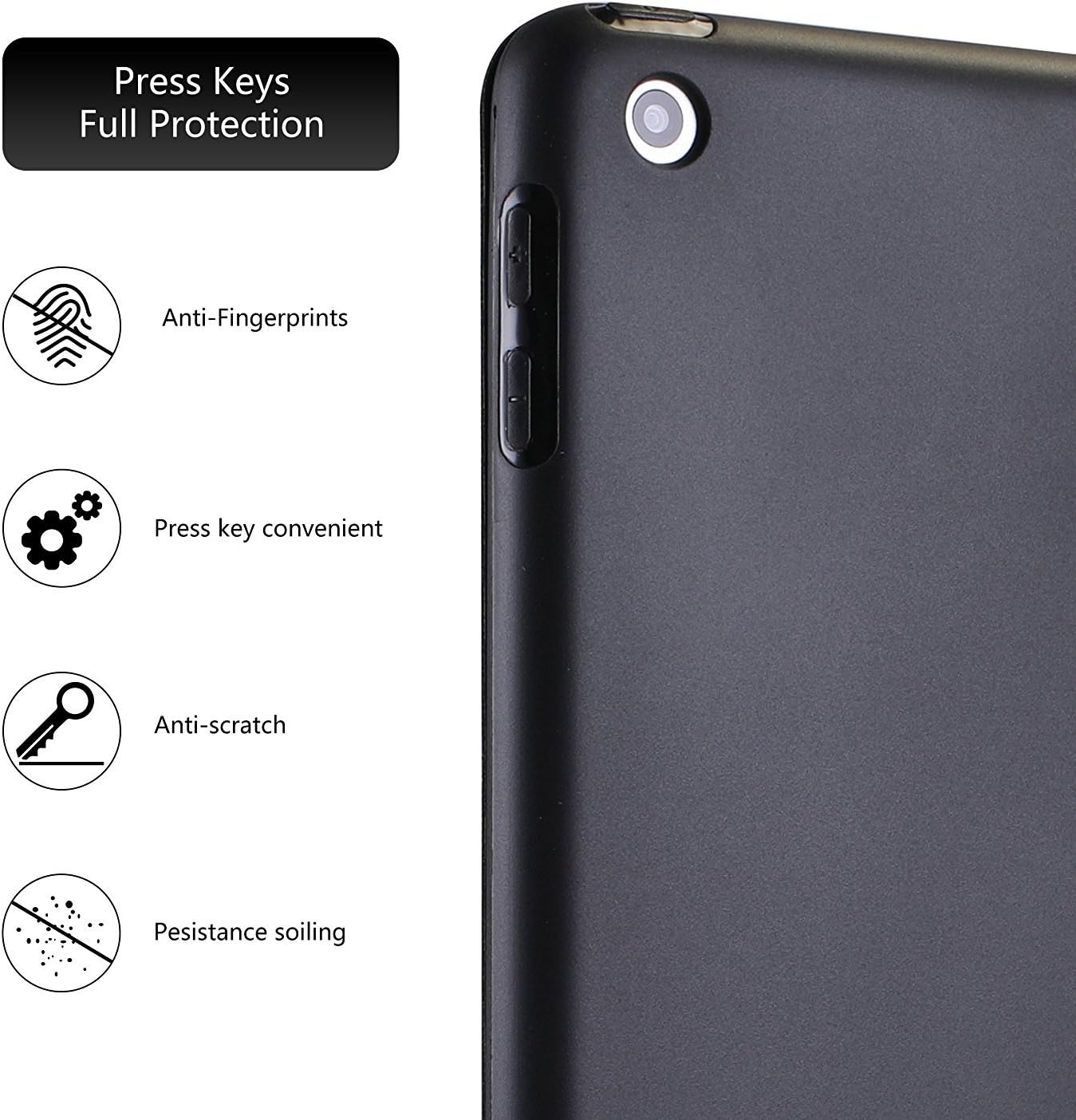 Press Keys Full Protection

Anti-Fingerprints

Press key convenient

Anti-scratch

Persistence soiling