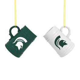 Evergreen Enterprises - Michigan State Spartans Two-Pack 3" Mini Stein Ornament Set - Multicolor