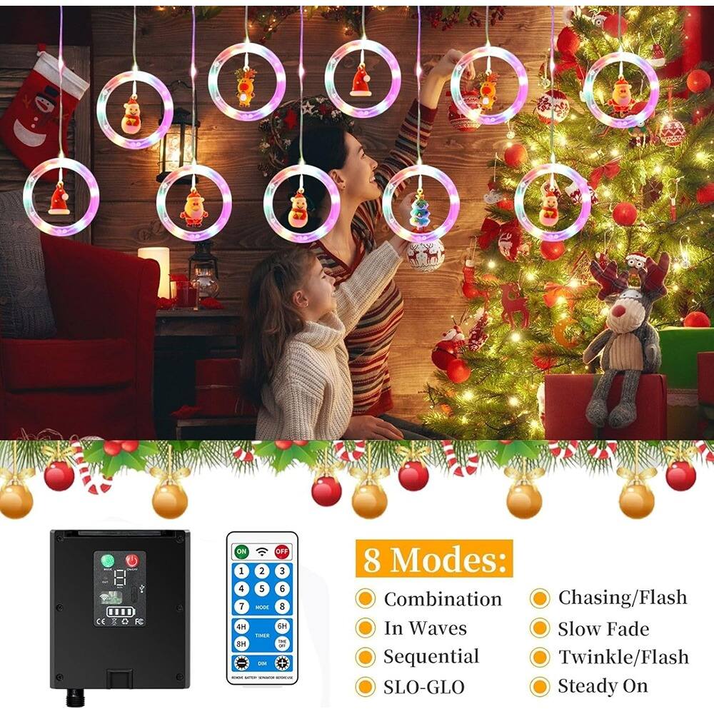 8 Modes:  
- Combination  
- In Waves  
- Sequential  
- SLO-GLO  
- Chasing/Flash  
- Slow Fade  
- Twinkle/Flash  
- Steady On