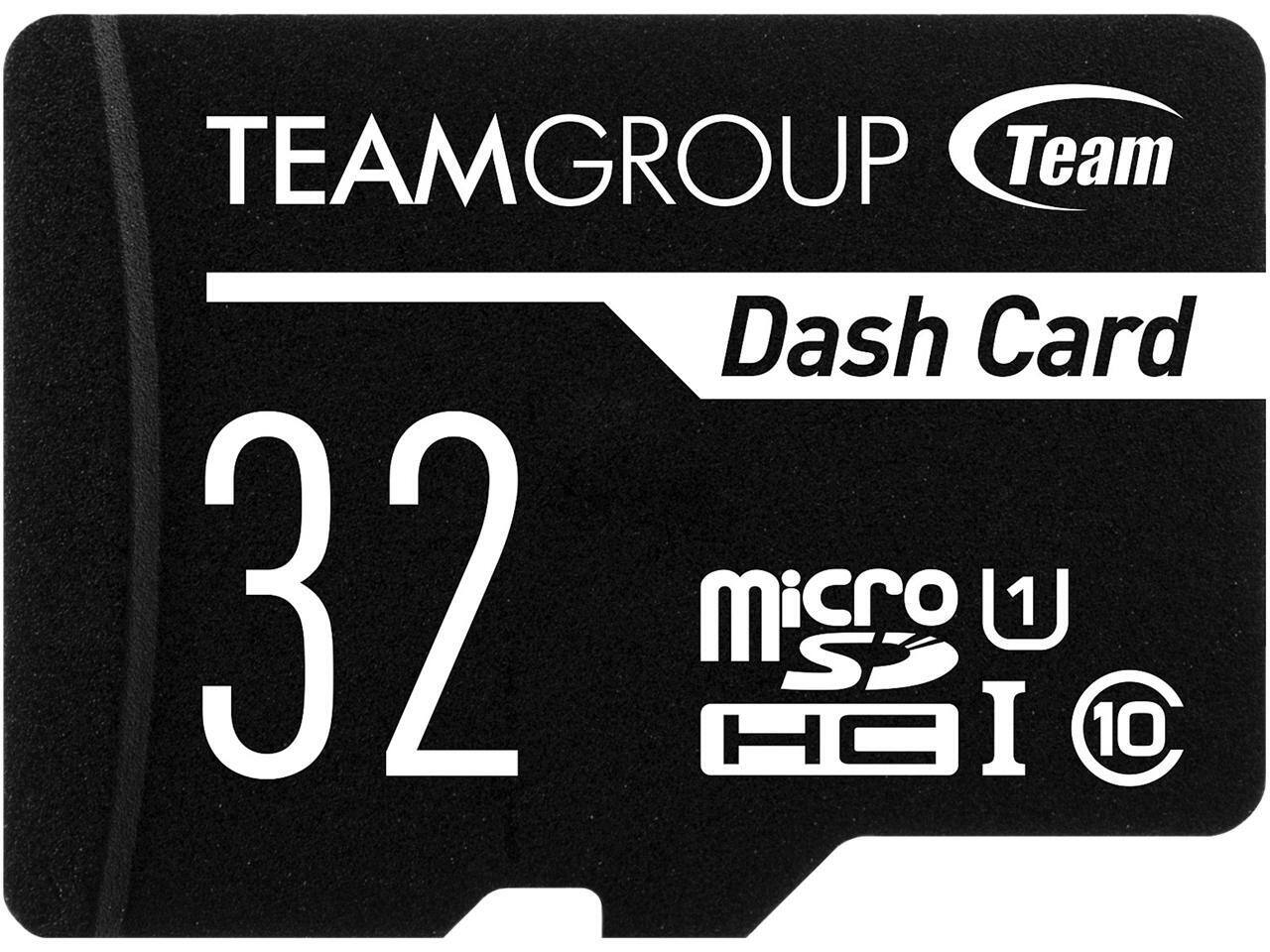 TEAMGROUP Team Dash Card 32GB microSDHC U1 C10