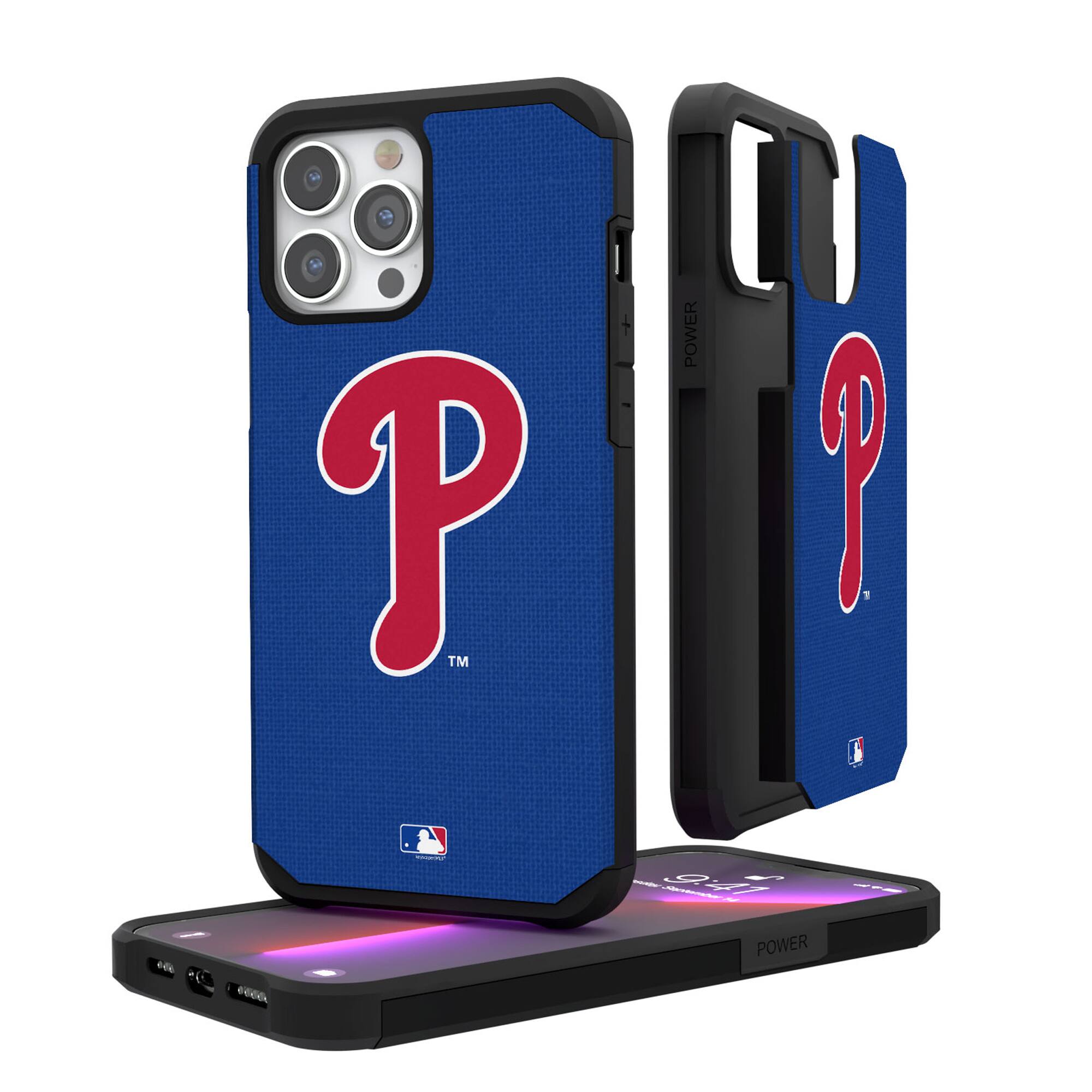 Keyscaper - MLB - Philadelphia Phillies - iPhone Solid Design Rugged Case - 14 Pro Max - Multicolor price history on PriceWatchPro