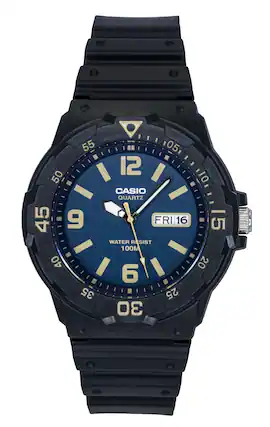 55 05 I 12 I 50 01 - CASIO I QUARTZ 45 9 FRI 16 15 WATER RESIST - 100M - 40 I I 20 6 35 25 30