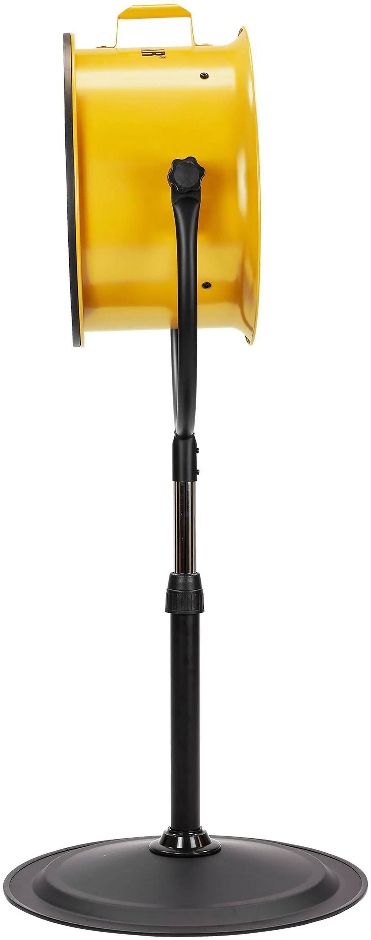 Alt View 2. Caterpillar - Caterpillar CF-HVPD-14AC-YW 14-inch High Velocity Pedestal Air Circulator - Yellow.