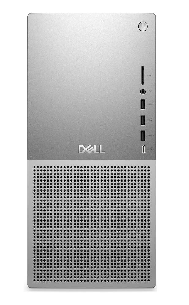 The text on the image is:

- "DELL" (on the front panel)
- "USB" (next to the USB port)
- "HDMI" (next to the HDMI port)
- "VGA" (next to the VGA port)
- "DVI" (next to the DVI port)
- "DisplayPort" (next to the DisplayPort)