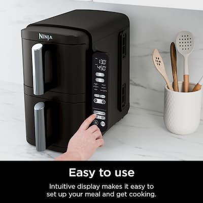 Ninja DoubleStack 8 QT, 6 in 1, 2 Basket Air Fryer, Space Saving Ninja DoubleStack 8 QT, 6 in 1, 2 Basket Air Fryer, Space Saving