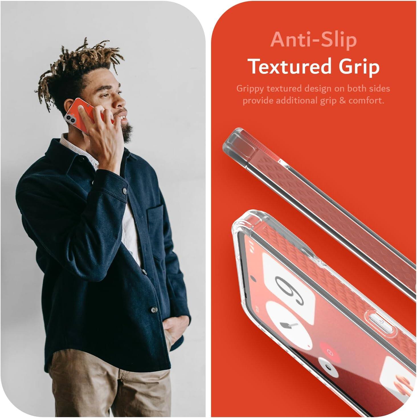 Anti-Slip Textured Grip

Grippy textured design on both sides provide additional grip & comfort.