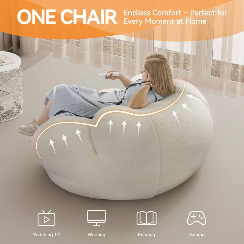 ONE CHAIR

Endless Comfort – Perfect for Every Moment at Home

Watching TV  
Working  
Reading  
Gaming