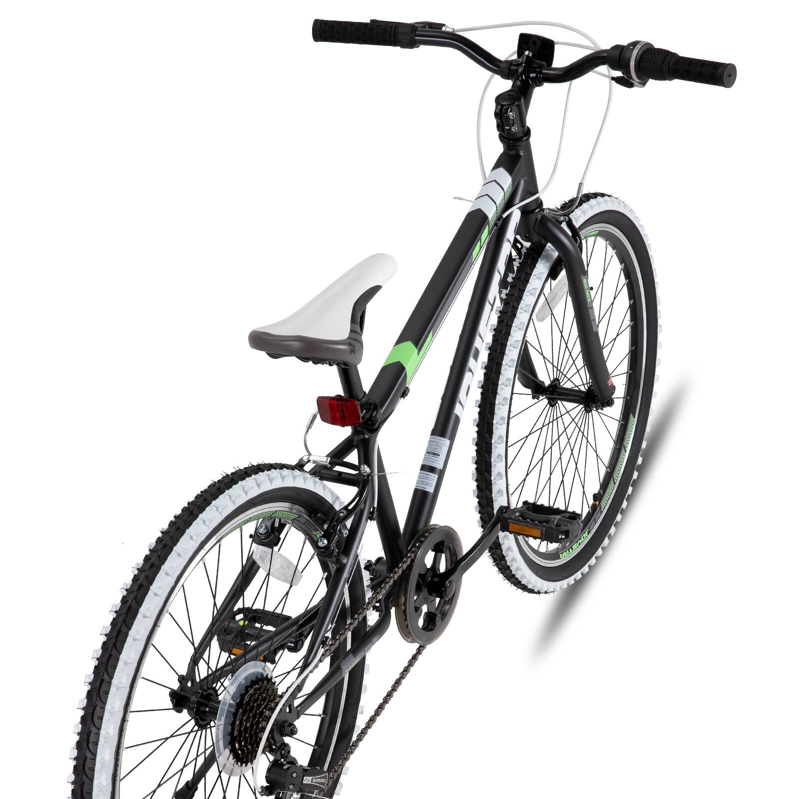 Alt View 2. JOYSTAR - JOYSTAR Lubbock 24 Inch Kids Bike with 7-Speed, Hardtail Mountain Bike for Kids Ages 9-12 MTB for Boys Girls, Black - Black.