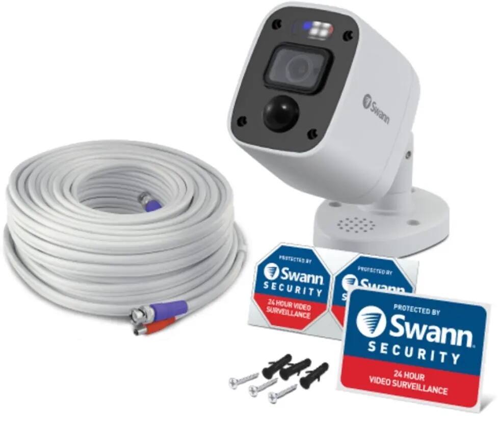 Swann  
PROTECTED BY Swann SECURITY  
Swann 24 HOUR VIDEO SURVEILLANCE
