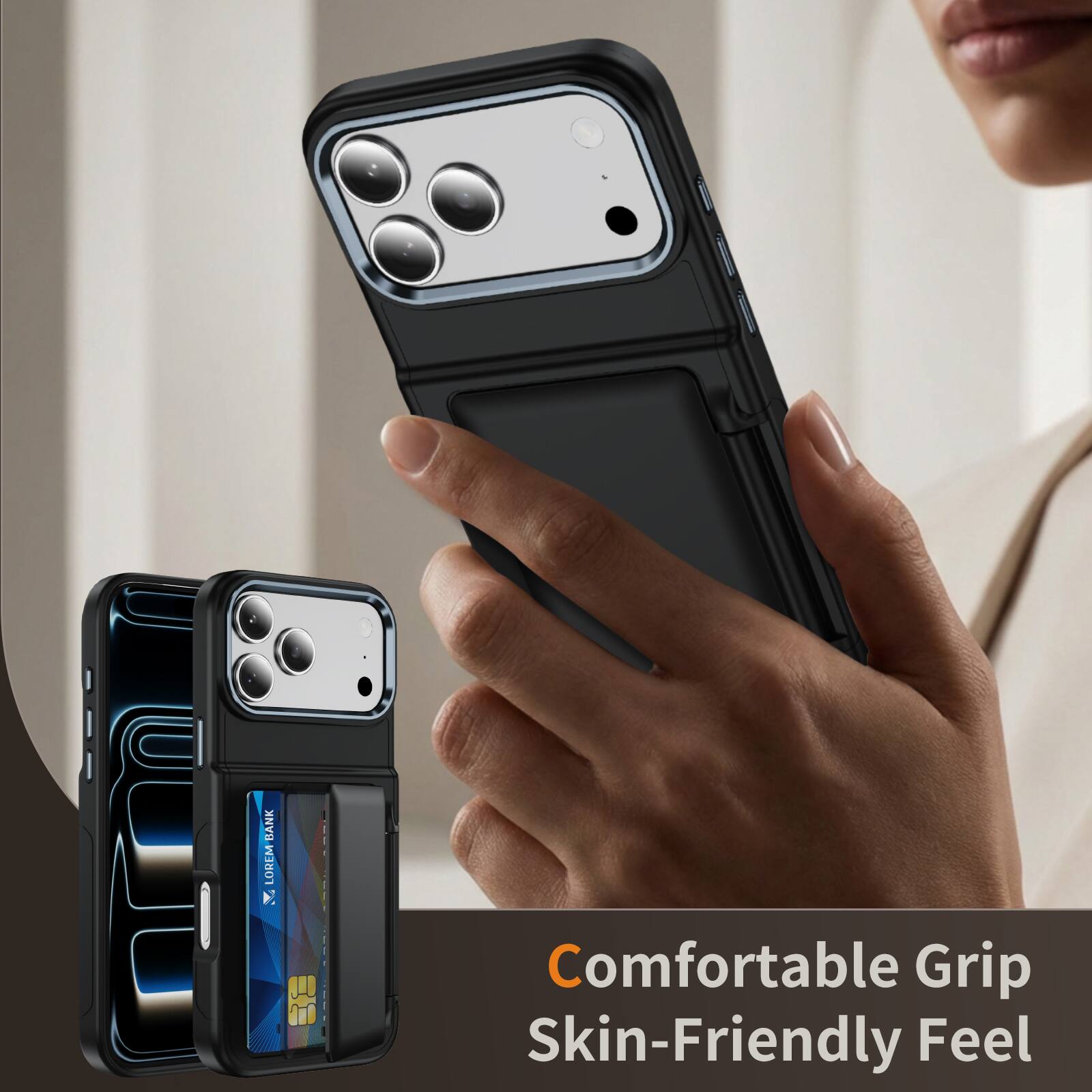 Comfortable Grip Skin-Friendly Feel