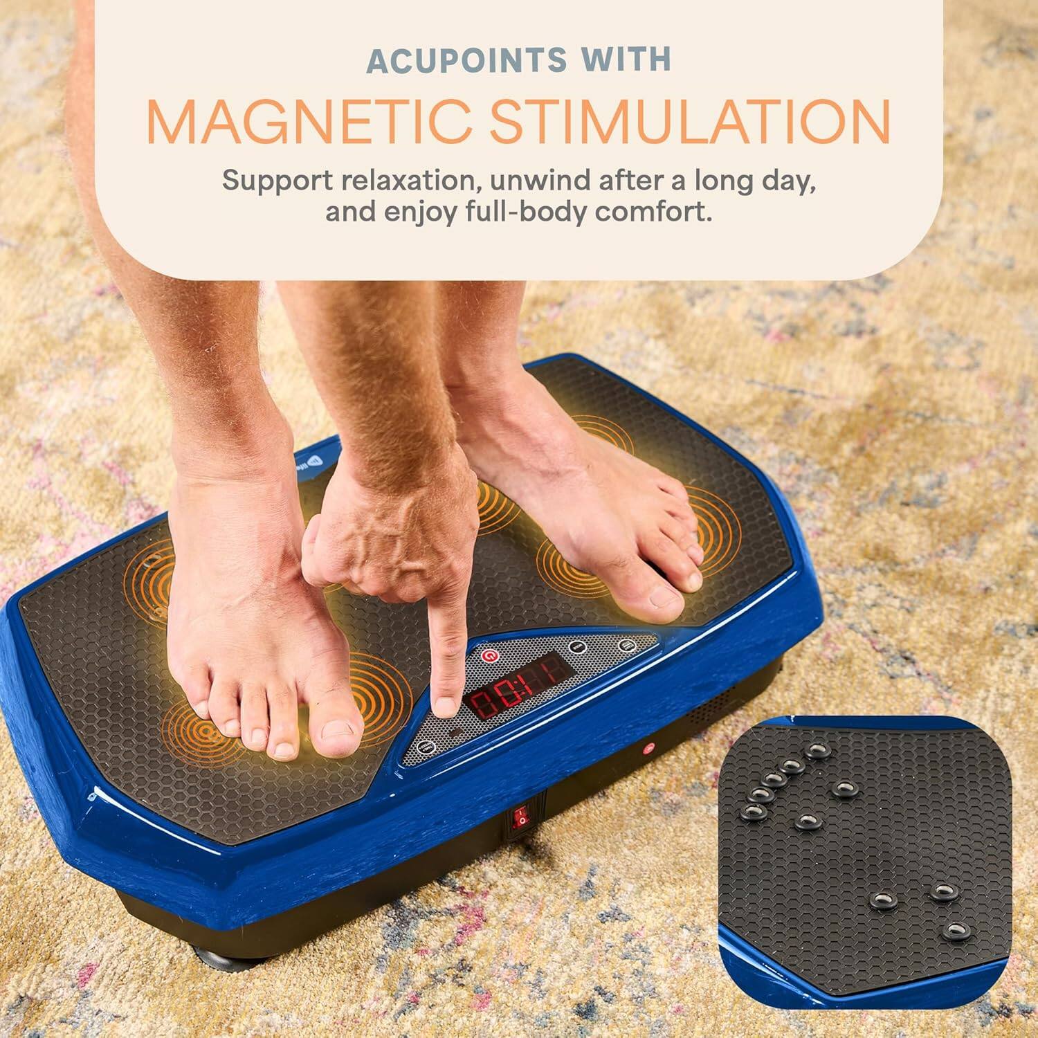 ACUPOINTS WITH MAGNETIC STIMULATION

Support relaxation, unwind after a long day, and enjoy full-body comfort.