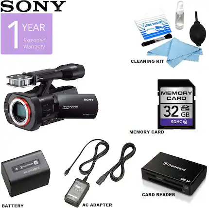 SONY YEAR 1 Warranty Extended LENS TISSUE CLEANING KIT MEMORY SONY CARD moyonna SP Enoa EC M 32 GB SDHC 10 MEMORY CARD 1 MTOLITHIUM ActiFORCE V 18 - - Transcend USB3.0 - - CARD READER BATTERY AC ADAPTER