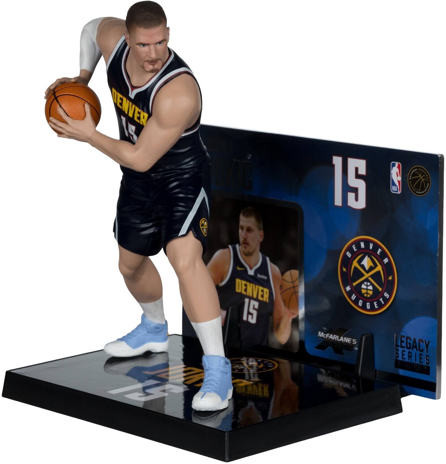 DENVER Is MG 4 bas DENVER IS B PEOONAL CETATRIRNG 15 1 SEaTUe IRRR BEXKER AUSTET McFARLANE S LEGACY RS SERIES PISURED oD WV.R