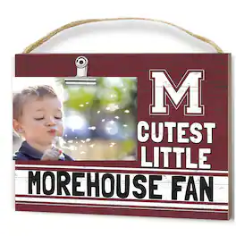 Jardine - Morehouse Tigers 8'' x 10'' Cutest Little Team Logo Clip Photo Frame - Maroon
