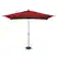 Mondawe 6.6' x 10' Rectangle Patio Umbrella Push Button Tilt Black ...