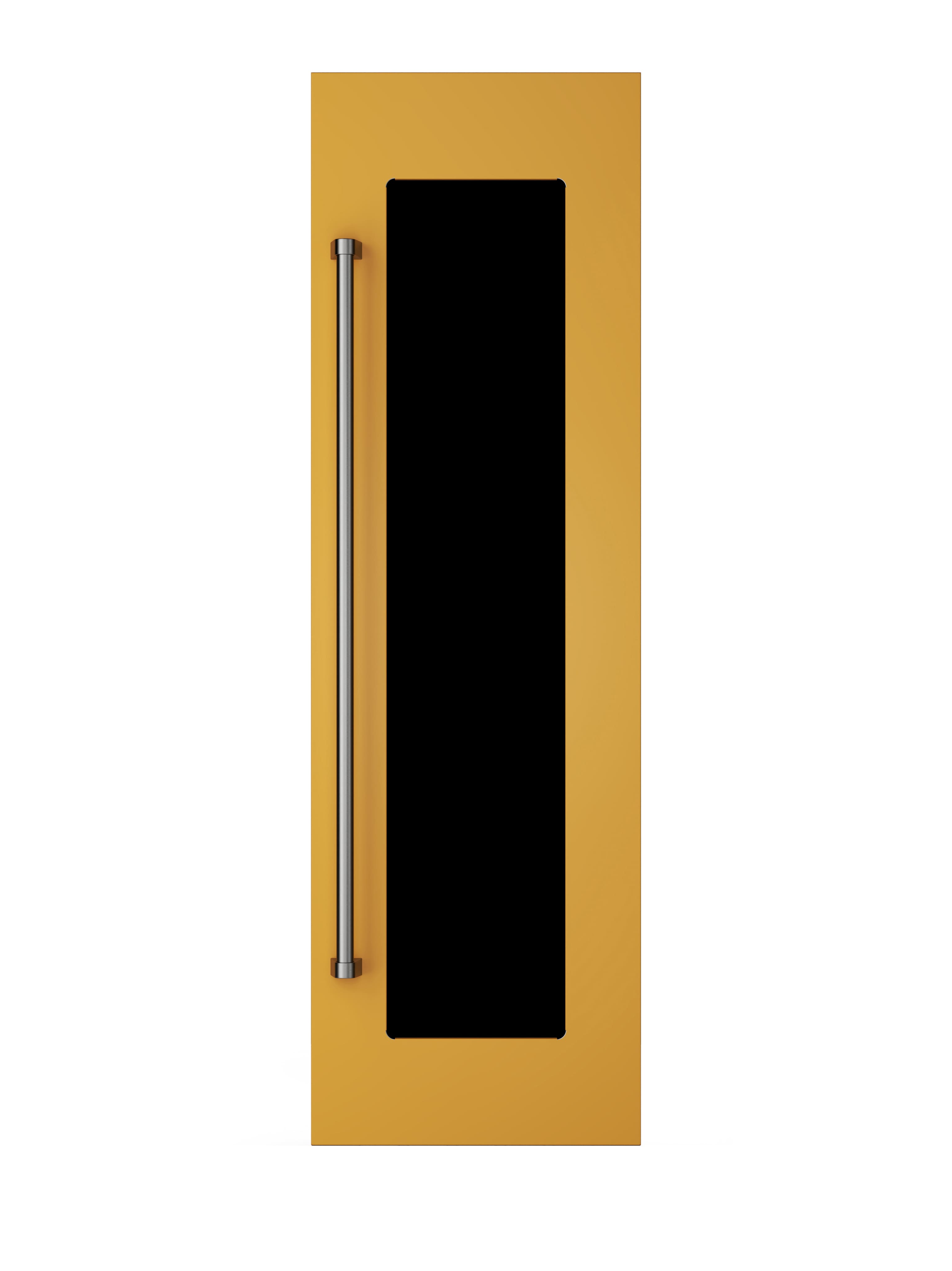 Front. Viking - 24"W. Integrated Wine Cooler Door Panel for Viking Model FDWCIC7240R - Daffodil Right Hinge - Daffodil.