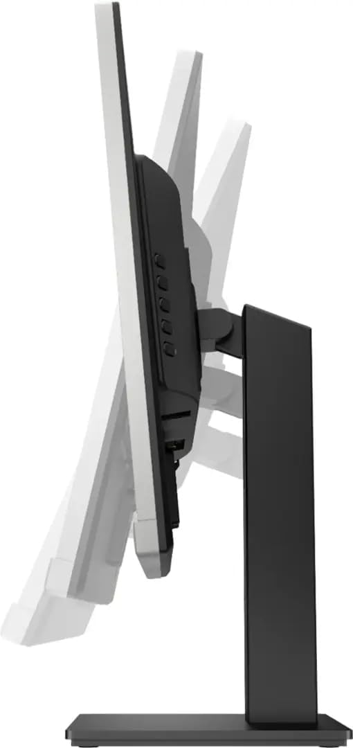 Alt View 1. HP - HP 27mq 27'' QHD IPS Monitor, Anti Glare, Flicker Free,  VGA, HDMI & DKZ Hub, Black/Silver (1F2J9AA#ABA) - Black/Silver.