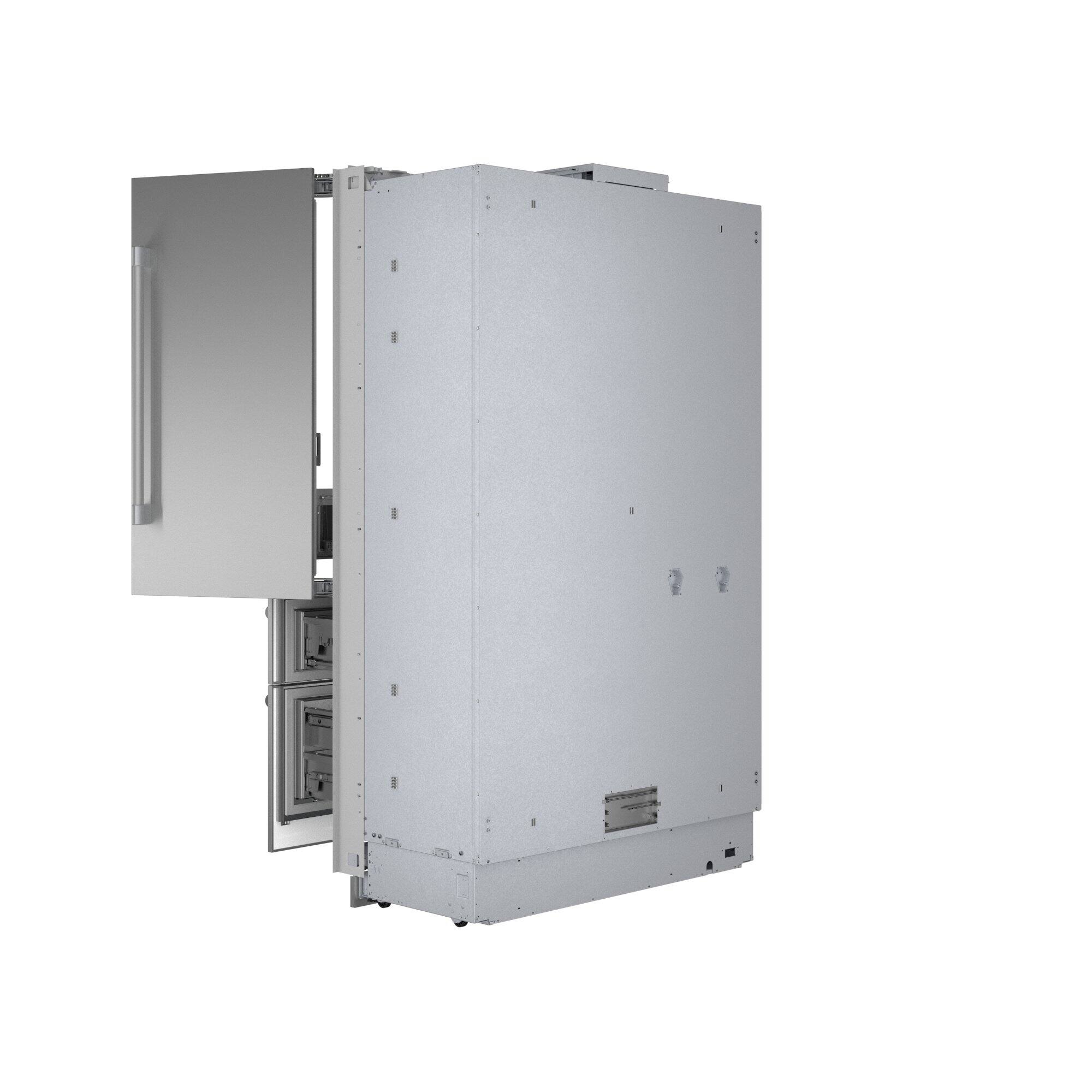 Alt View 1. Thermador - Freedom Collection 26.8 Cu. Ft. French Door Built-in Smart Refrigerator with Professional Series Handles - Stainless Steel.