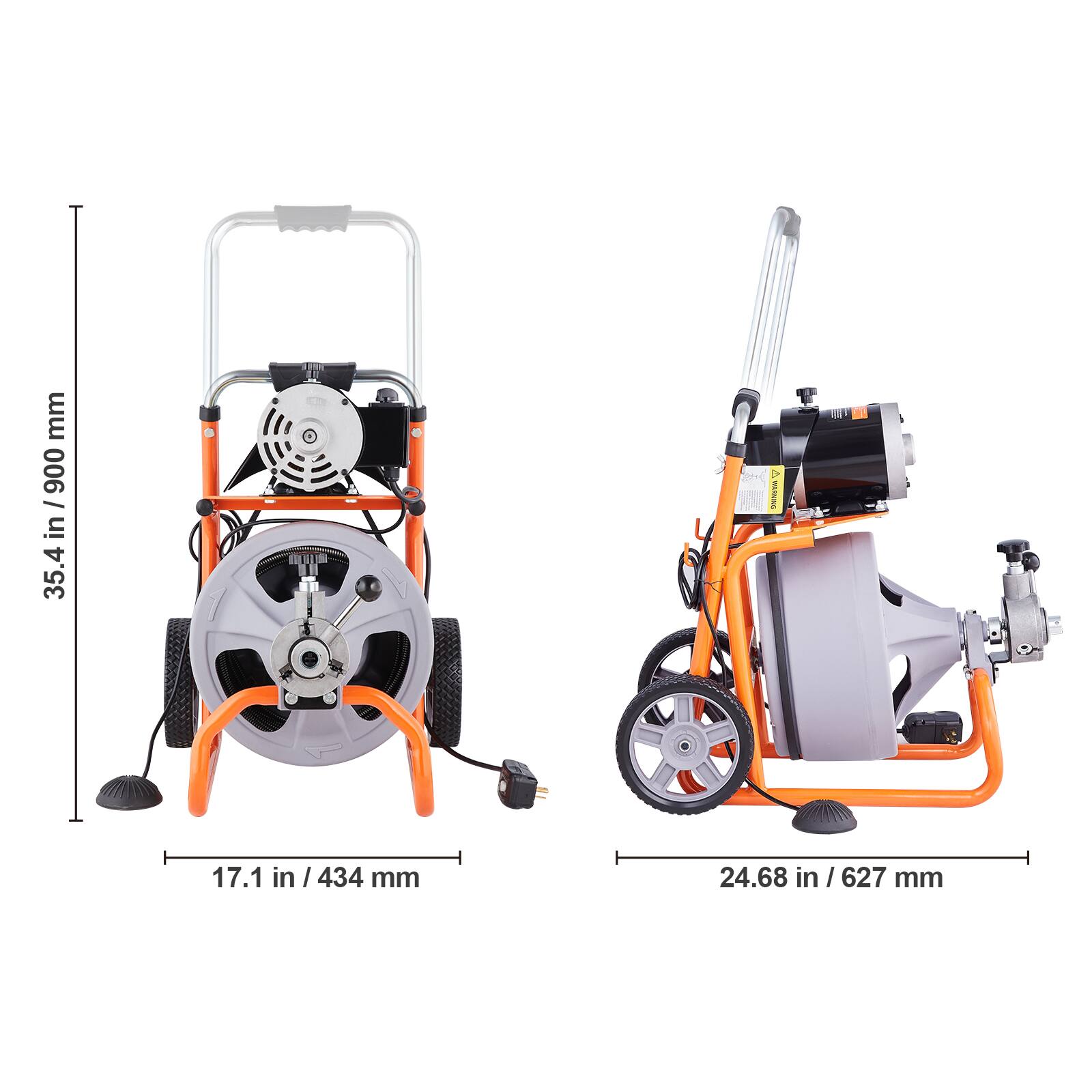 35.4 in / 900 mm
17.1 in / 434 mm
24.68 in / 627 mm