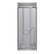 Back. Forno Appliances - 30 in. Wide Gallipoli 17.5 Cu. Ft. Freestanding French Door Refrigerator with Decorative Trim Grill - Stainless Steel.