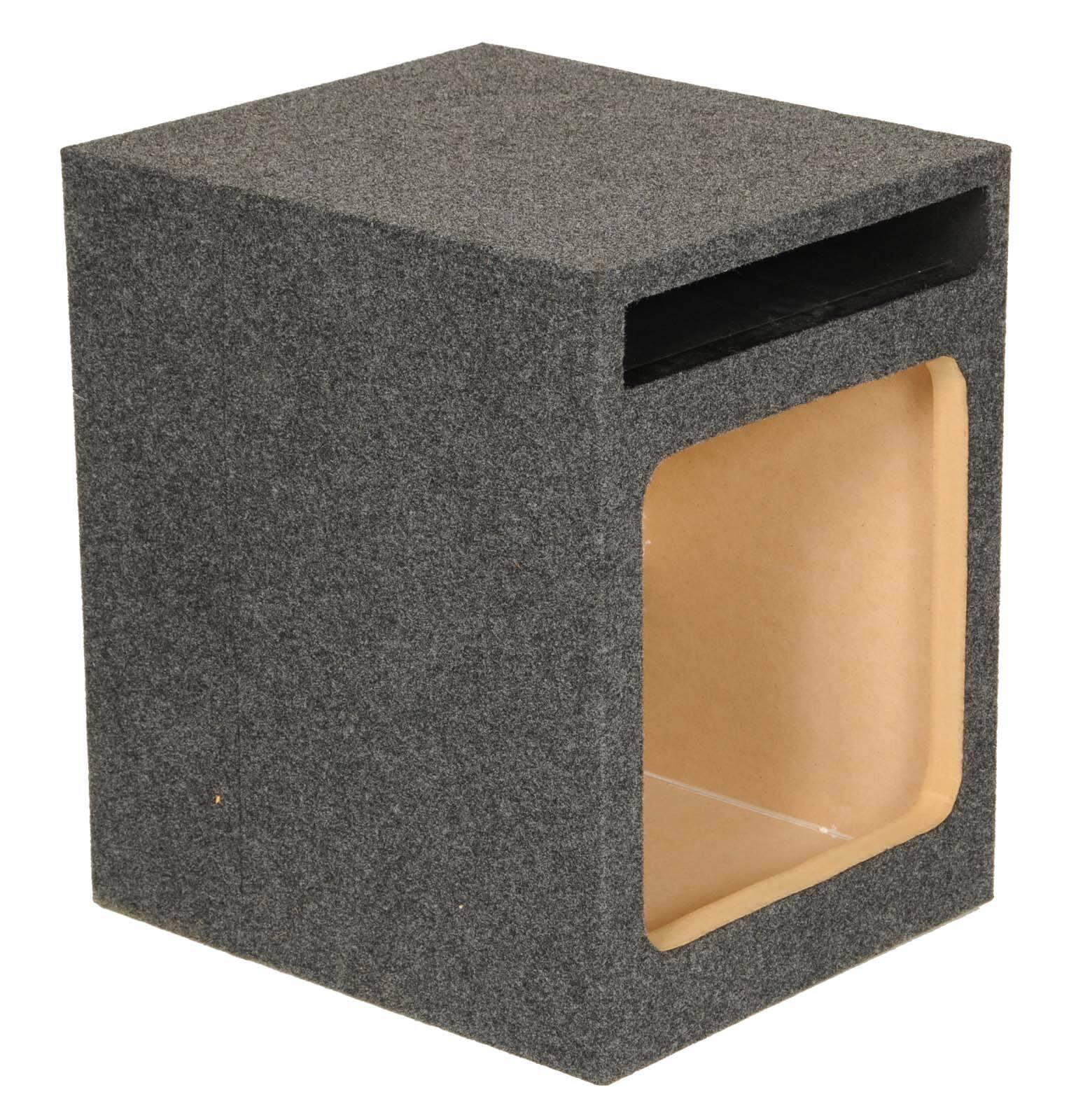 Alt View 10. QPower - Q Power HD112 12" Single Heavy Duty Vented Square Subwoofer Sub Enclosure Box.
