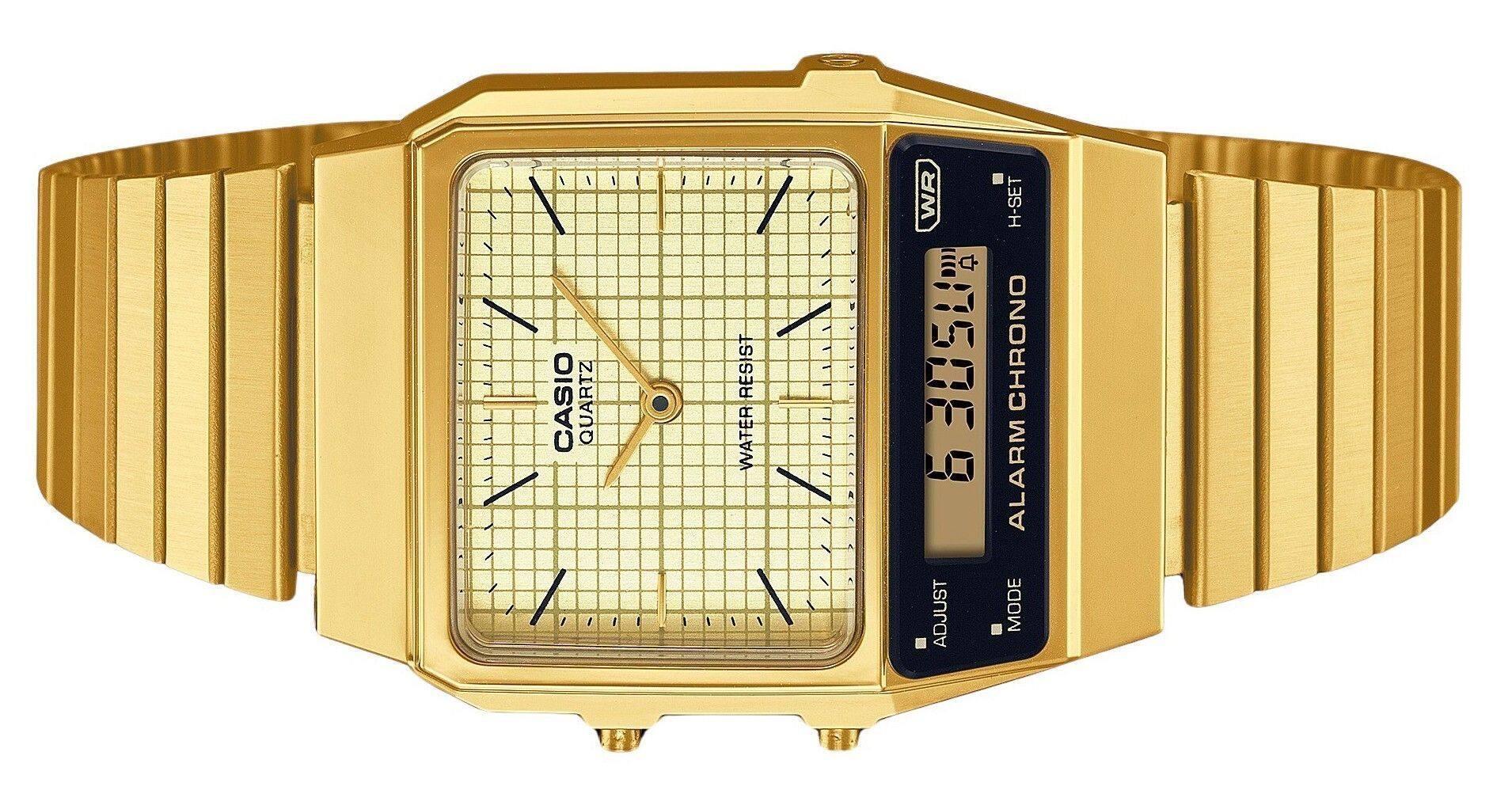 - I I CASIO QUARTZ / I RESIST WATER / - / .  . - A   WR  $1506 6 ADJUST H-SET CHRONO ALARM MODE