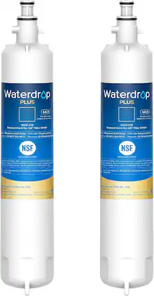Waterdrop - Plus RPWF Refrigerator Water Filter, Replacement for GE® RPWF (NOT RPWFE) - White