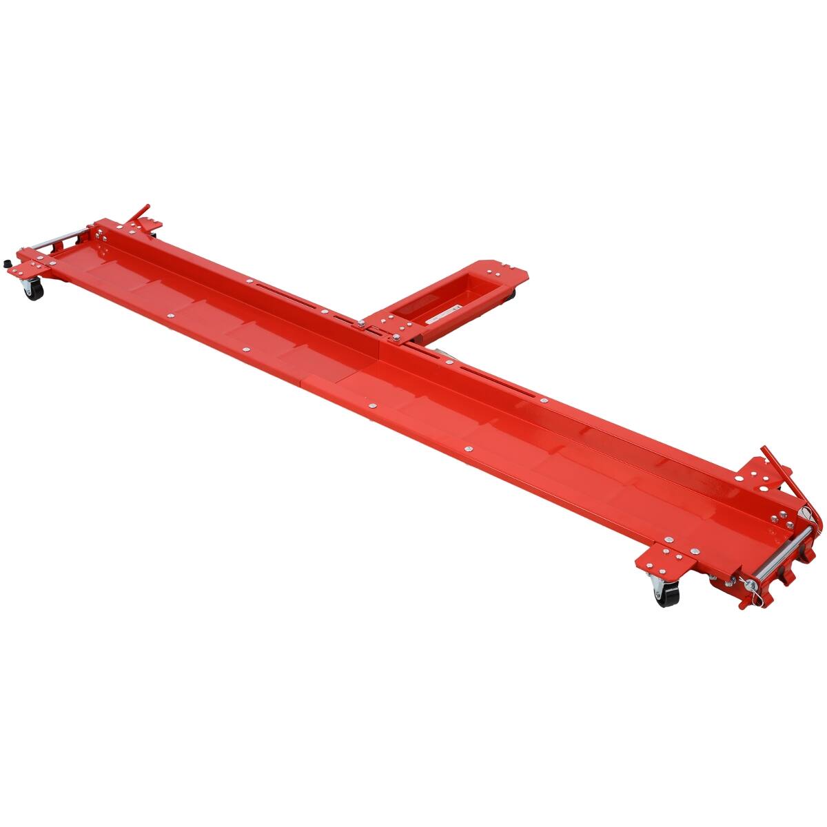 Alt View 7. Ropilly - Ropilly 1250 lb Motorcycle Dolly Steel Garage Motorcycle Mover with Loading Ramp and 6 Swivel Casters - Red.