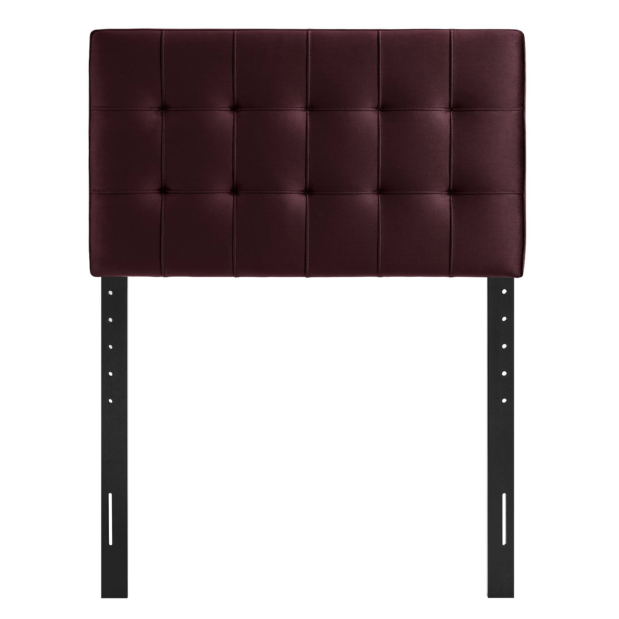 Alt View 2. Modway - Lily Biscuit Tufted Performance Velvet Headboard by Modway - Mulberry.