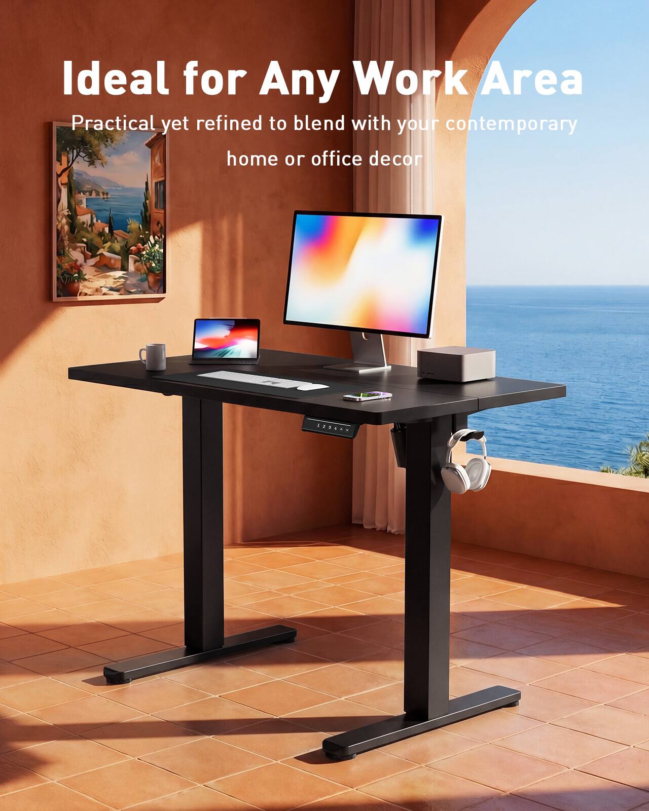 Ideal for Any Work Area  
Practical yet refined to blend with your contemporary home or office decor