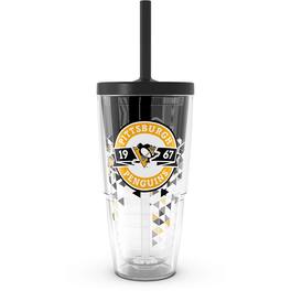 Tervis - Pittsburgh Penguins 24oz. Shatter Classic Tumbler with Straw Lid - Multicolor