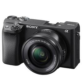 Sony - Alpha a6400 Mirrorless Camera: Compact APS-C Interchangeable Lens Digital Camera with Real-Time Eye Auto Focus, 4K - Black